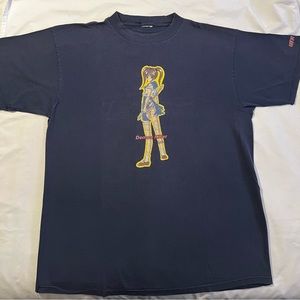 Vintage Hook-Ups skateboard anime t-shirt mens XL